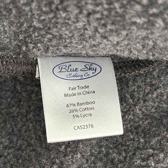 Blue Sky Gray Cozy Hooded Cardigan Sweater with Front Pockets - Picture 8 of 8